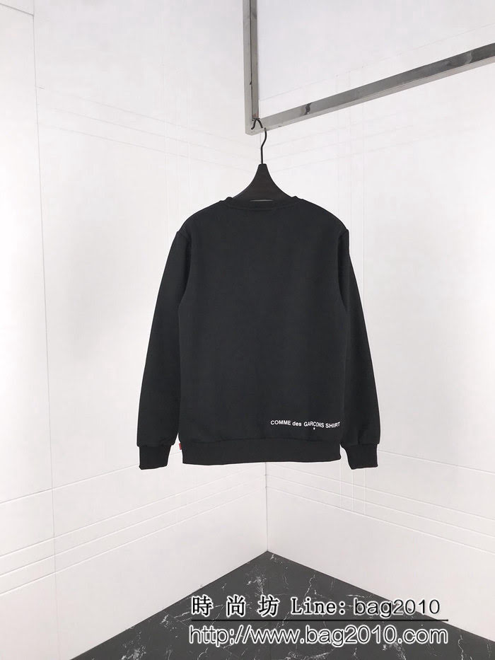 SUPREME 18秋冬新款 純棉加絨 黑色衛衣 男女同款 ydi1759